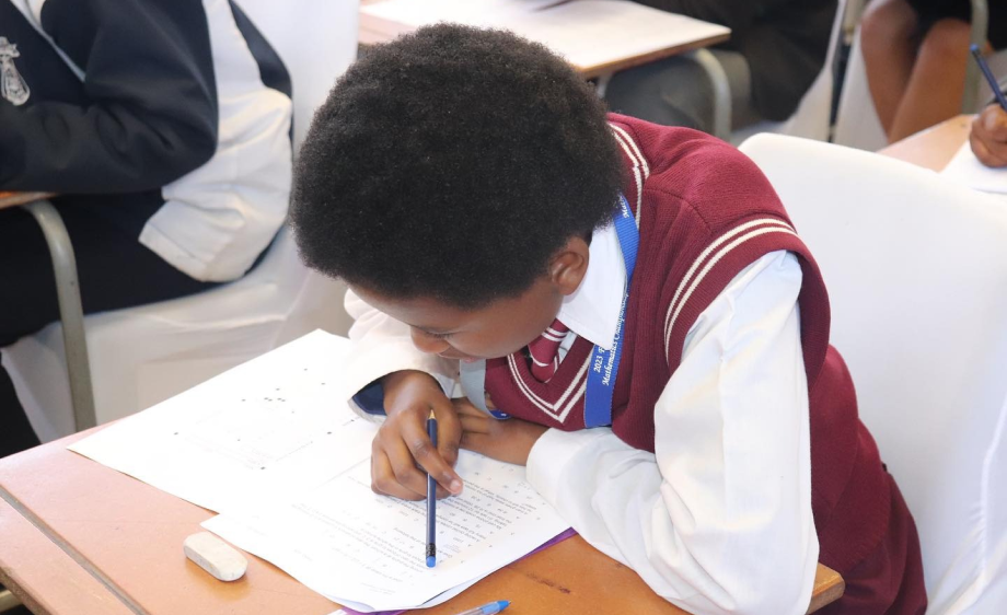 Student engaged in a classroom activity