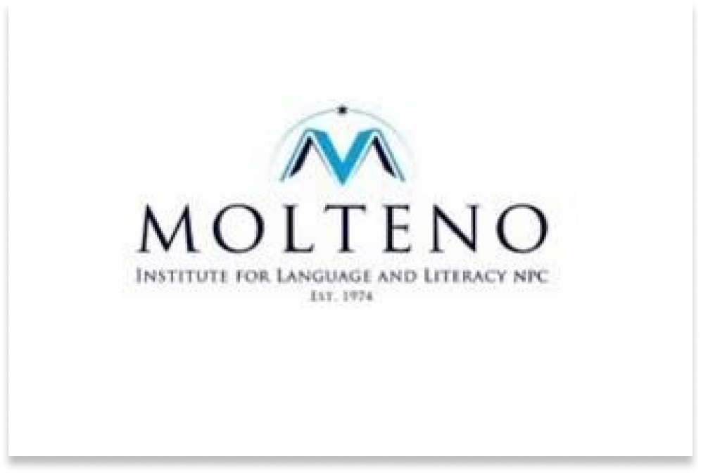 Molteno logo with text 'MOLTENO Institute for Language and Literacy NPC'
